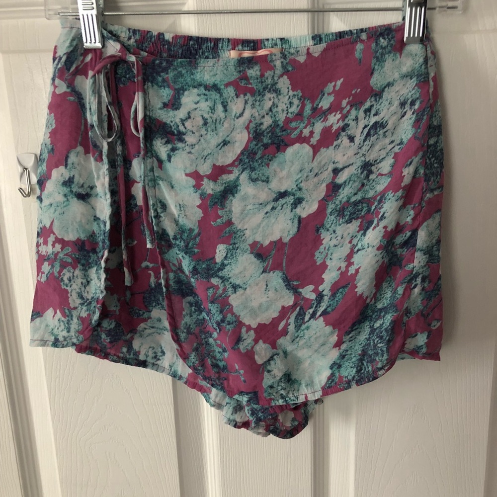 BLUSH Boutique Floral Skirt/Shorts (Skort)